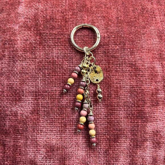 Beaded Bag Charm Gold Tone - Picture 6 of 8